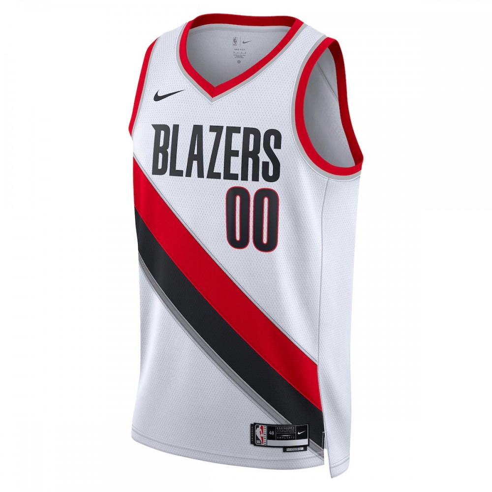 Portland Trail Blazers Nike Unisex 2022/23 Swingman Custom Jersey White - Association Edition - Image 2