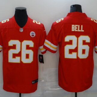 Men's Kansas City Chiefs #26 LeVeon Bell Red 2020 Vapor Untouchable Stitched NFL Nike Limited Jersey