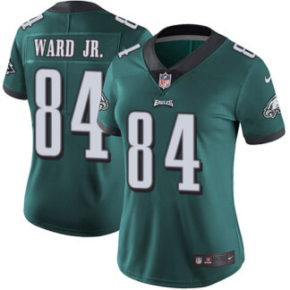 Nike Philadelphia Eagles #84 Greg Ward Jr. Green Team Color Women’s Stitched NFL Vapor Untouchable Limited Jersey