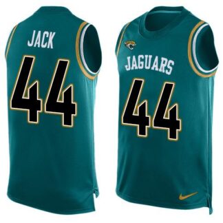 Nike Jacksonville Jaguars #44 Myles Jack Teal Green Alternate Men’s Stitched NFL Limited Tank Top Jersey