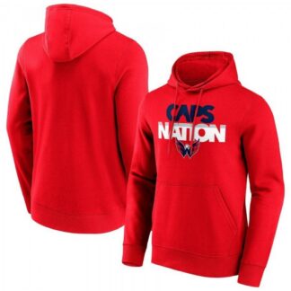 Washington Capitals Fanatics Branded Hometown Graphic Hoodie - Red