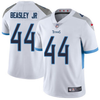 Nike Tennessee Titans #44 Vic Beasley Jr White Men’s Stitched NFL Vapor Untouchable Limited Jersey