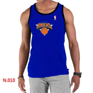 NBA New York Knicks Big x26 Tall Primary Logo men Blue Tank Top