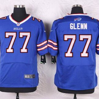 Men's Buffalo Bills #77 Cordy Glenn Royal Blue Team Color NFL Nike Elite Jersey