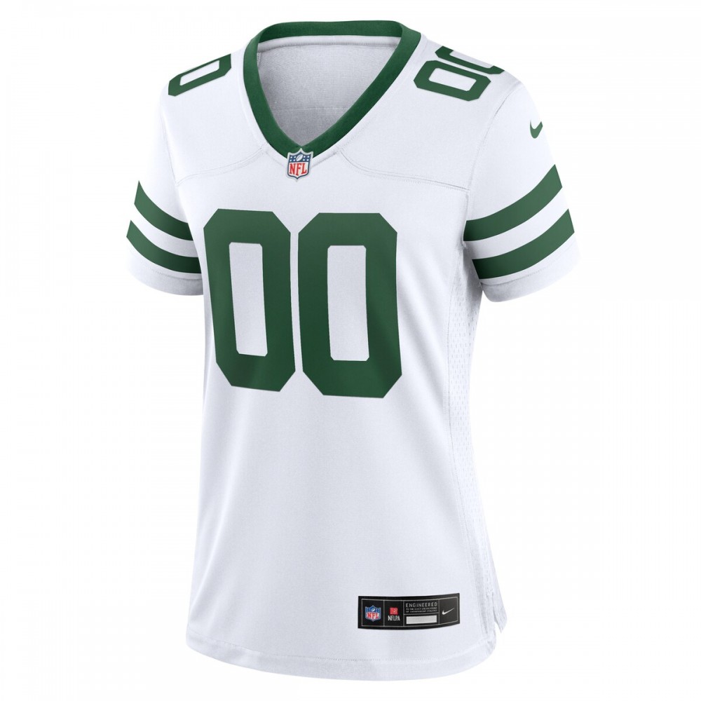 New York Jets Nike Women's Custom Game Jersey - Legacy White - Image 2