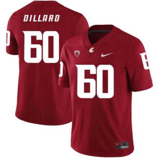 Washington State Cougars 60 Andre Dillard Red College Football Jersey Dzhi