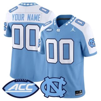 North Carolina Tar Heels 2026 Vapor Limited Custom Jersey Blue Alternate - All Stitched