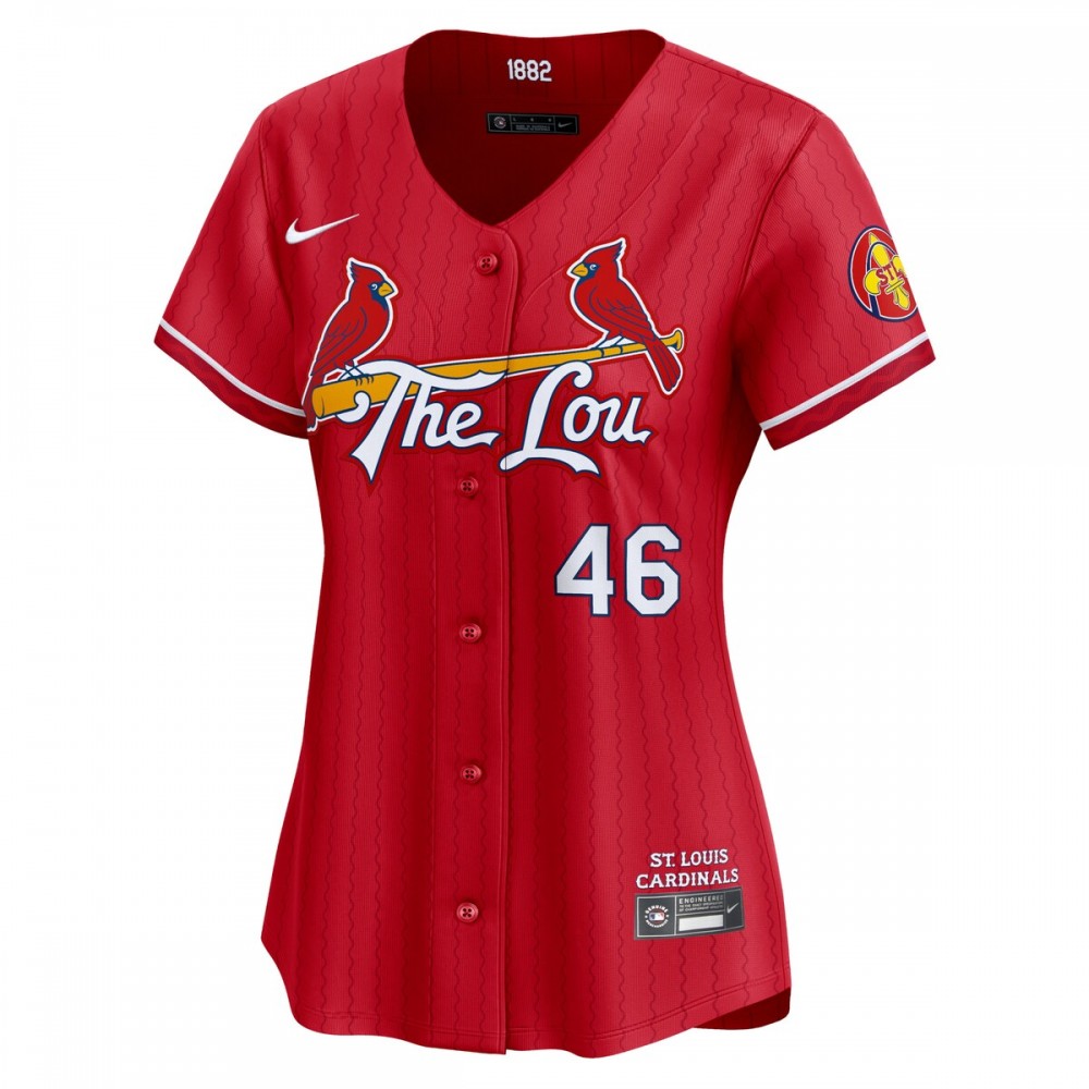 Paul Goldschmidt St. Louis Cardinals Nike Women's 2024 City Connect Limited Player Jersey - Red - Image 2