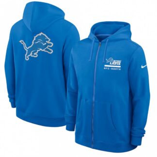 Detroit Lions Utility Player Sideline Men's Nike NFL Full-Zip Hoodie