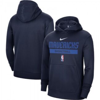 Dallas Mavericks 2022/23 Nike Spotlight On-Court Practice Performance Pullover Hoodie
