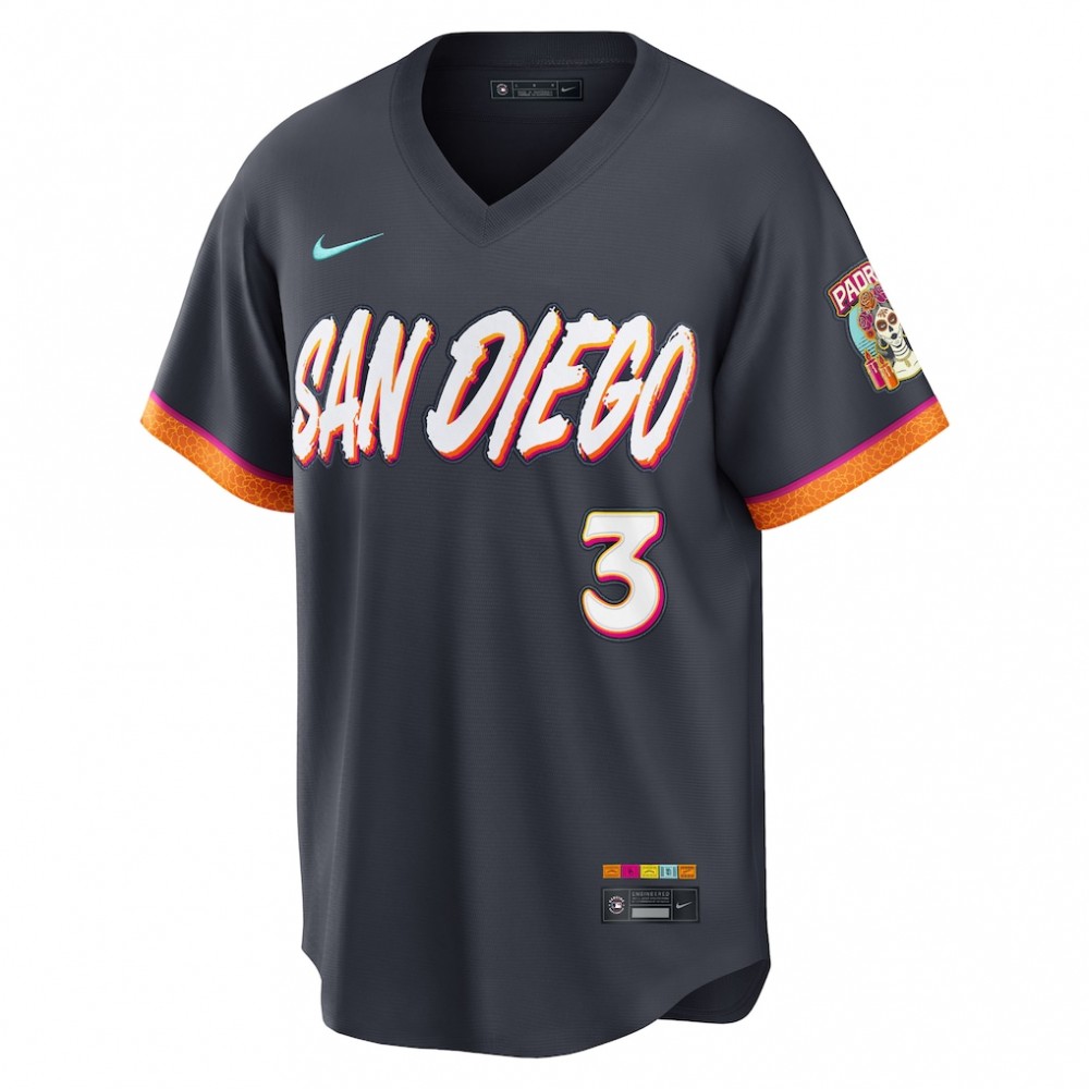 Jackson Merrill San Diego Padres Nike 2026 City Connect Stadium Jersey - Obsidian - Image 2