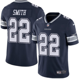 Nike Dallas Cowboys #22 Emmitt Smith Navy Blue Team Color Men’s Stitched NFL Vapor Untouchable Limited Jersey