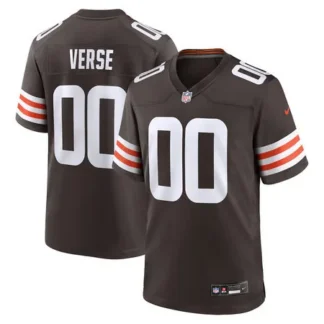 Men's Cleveland Browns #8 Jared Verse Nike Brown Nike Game Jersey
