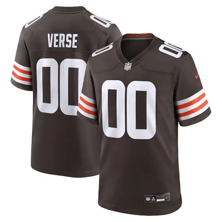 Men's Cleveland Browns #8 Jared Verse Nike Brown Nike Game Jersey