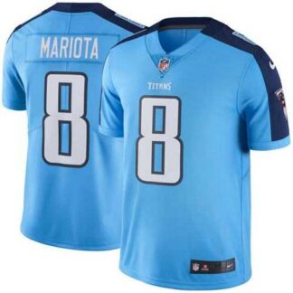 Nike Tennessee Titans #8 Marcus Mariota Light Blue Team Color NFL Vapor Untouchable Limited Jersey