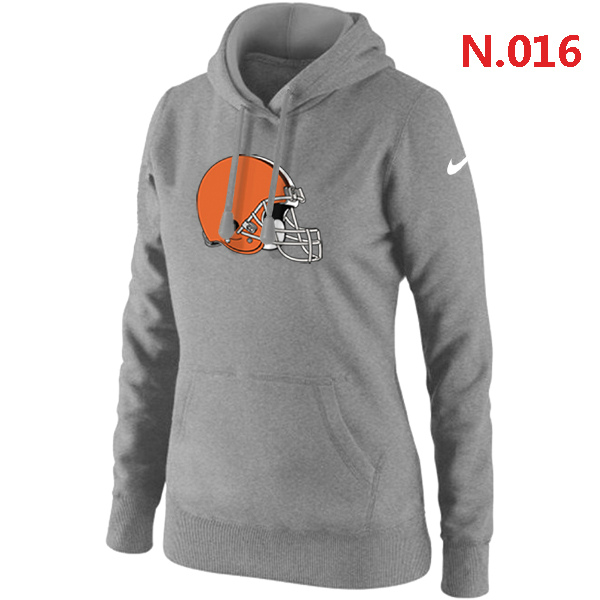 Nike Cleveland Browns Team Logo Womens Pullover Hoodies (1)