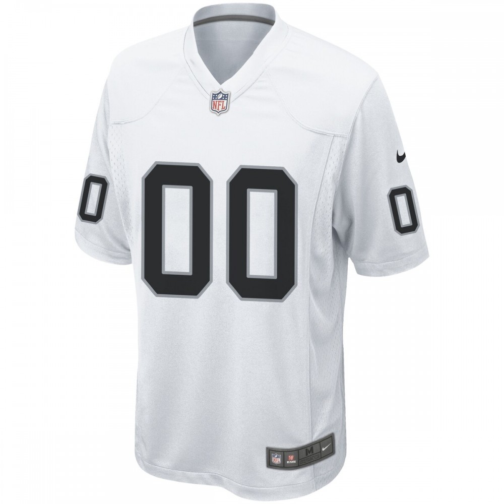 Las Vegas Raiders Nike Custom Game Jersey - White - Image 2