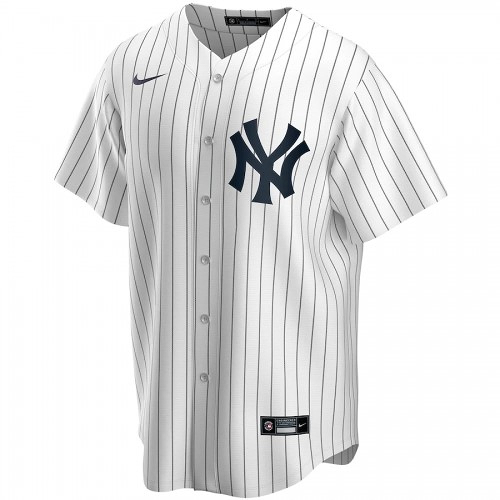 Men's New York Yankees Giancarlo Stanton #27 Nike White Home 2020 Jersey - Image 2