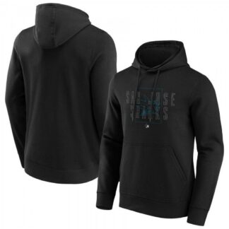 San Jose Sharks Fanatics Branded Exoskeleton Hoodie - Black