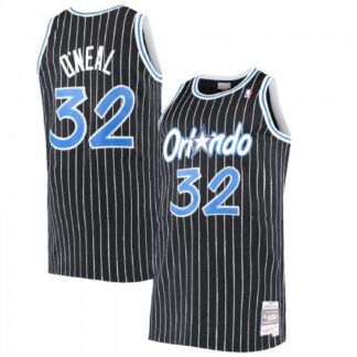 Men's Orlando Magic Shaquille O'Neal #32 Throwback Black 94-95 Hardwood Classics Jersey
