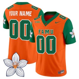 Florida A&M Rattlers Orange Blossom Classic Vapor Limited Custom Jersey - All Stitched