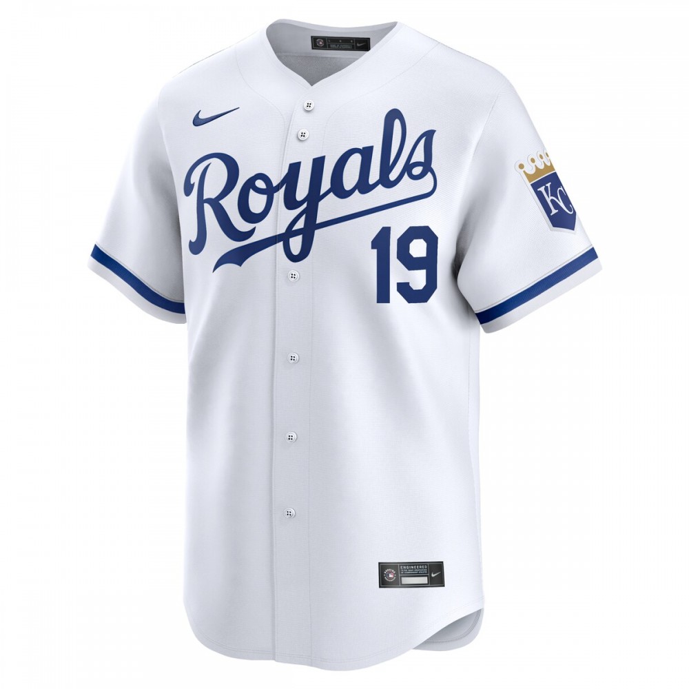 Michael Massey Kansas City Royals Nike Home Limited Player Jersey - White - Image 2