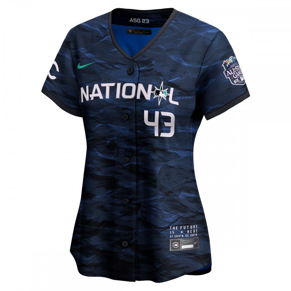 Alexis Diaz National League Nike Women's 2023 MLB All-Star Game Limited Player Jersey - Royal - Image 2
