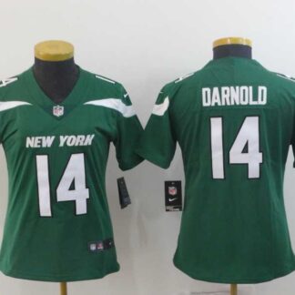 Women Nike Jets 14 Sam Darnold Green New 2019 Vapor Untouchable Limited Jersey