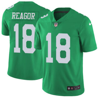 Nike Philadelphia Eagles #18 Jalen Reagor Green Men’s Stitched NFL Limited Rush Jersey