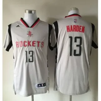 Rockets #13 James Harden Gray Alternate Stitched NBA Jersey