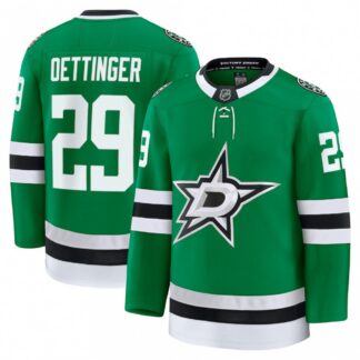 Jake Oettinger Dallas Stars Home Premium Player Jersey - Kelly Green