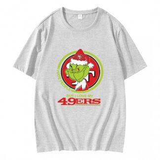 Grinch I Hate People But I Love My 49ers T-Shirt