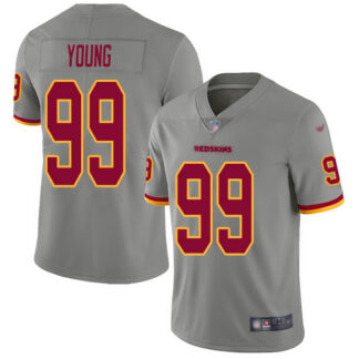 Nike Washington Football Team #99 Chase Young Gray Men’s Stitched NFL Limited Inverted Legend Jersey