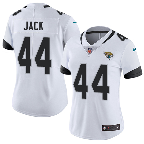 Nike Jacksonville Jaguars #44 Myles Jack White Women’s Stitched NFL Vapor Untouchable Limited Jersey