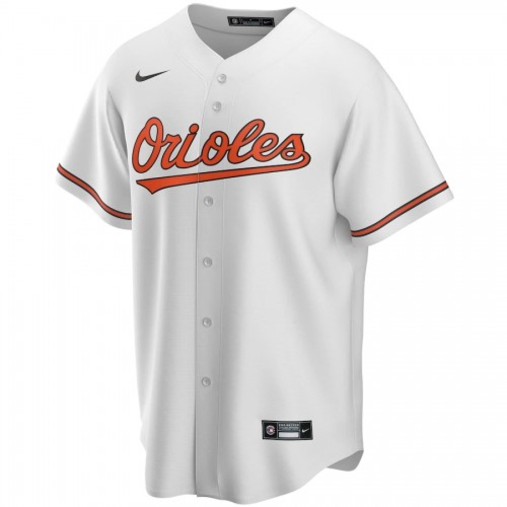 Men's Baltimore Orioles Nike White Home 2020 Jersey - Image 2