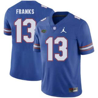 Florida Gators 13 Feleipe Franks Blue College Football Jersey Dzhi