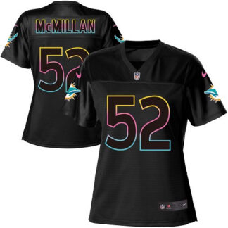 Nike Miami Dolphins #52 Raekwon McMillan Black Women’s NFL Fashion Game Jersey