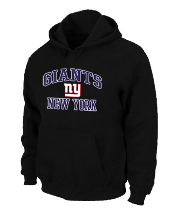 New York Giants Heart x26 Soul Pullover Hoodie Black