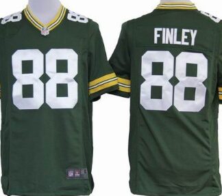 Nike Green Bay Packers #88 Jermichael Finley Green Game Jersey