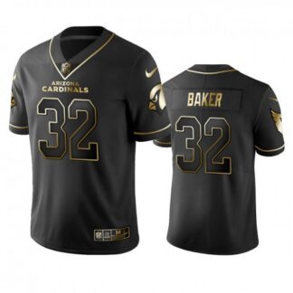 Cardinals #32 Budda Baker Men’s Stitched NFL Vapor Untouchable Limited Black Golden Jersey