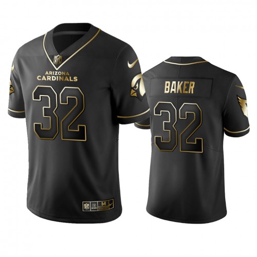 Cardinals #32 Budda Baker Men’s Stitched NFL Vapor Untouchable Limited Black Golden Jersey