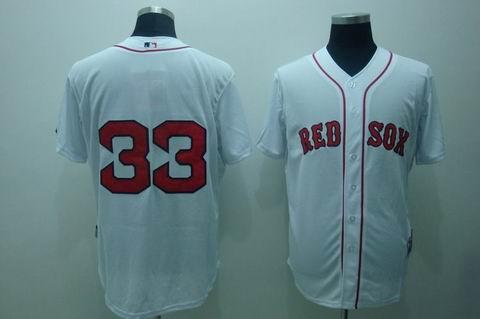 Boston Red Sox #33 Varitek white cool base Jerseys