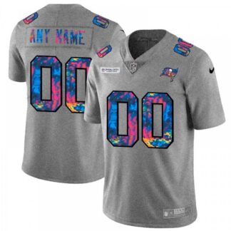 Tampa Bay Buccaneers Nike NFL 2020 Crucial Catch Limited Edition Custom Jersey - Gray