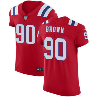 Nike New England Patriots #90 Malcom Brown Red Alternate Men’s Stitched NFL Vapor Untouchable Elite Jersey