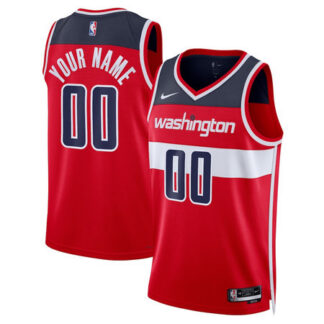 Women's Washington Wizards Red 2024/25 Swingman Statement Edition Custom Jersey