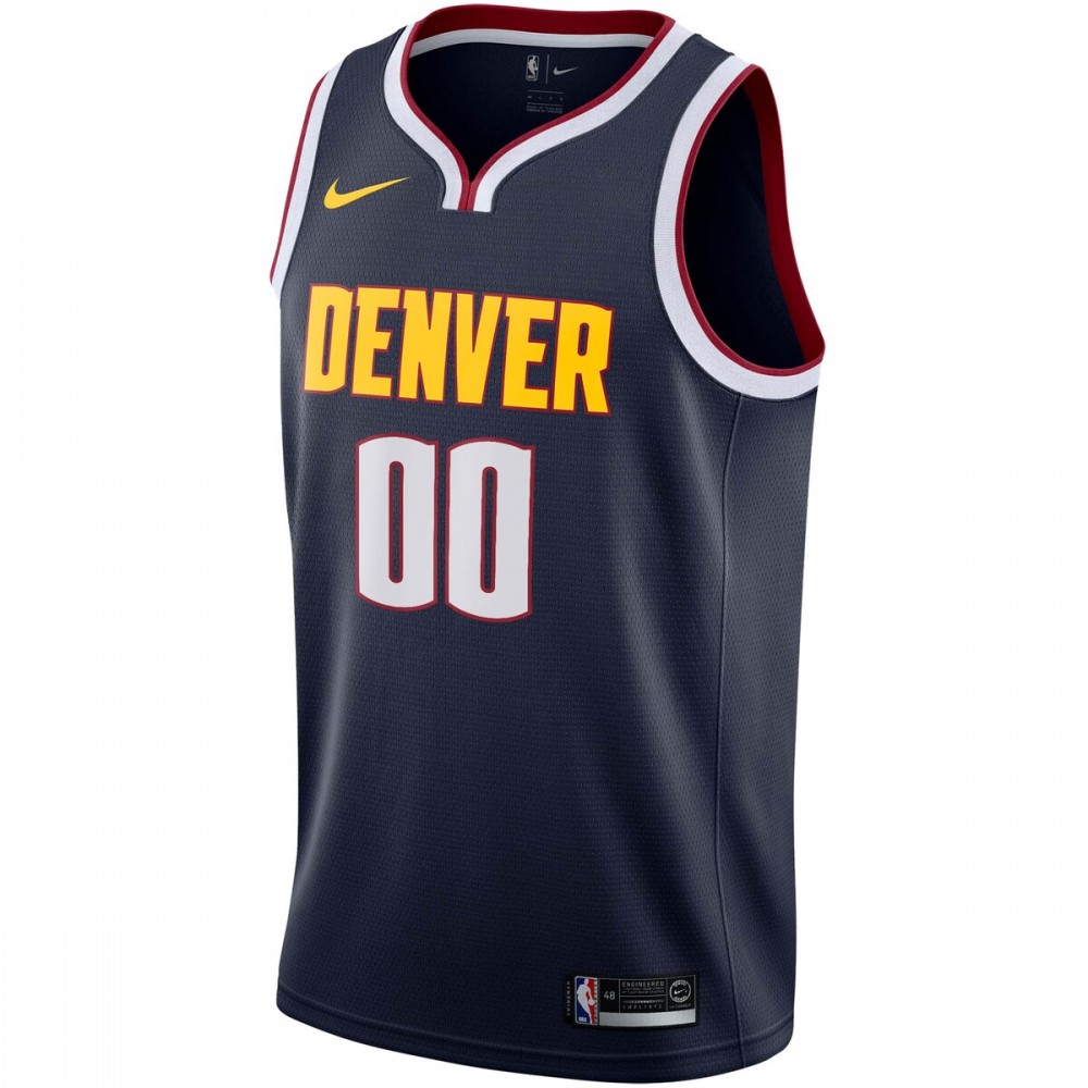Denver Nuggets Nike Custom Swingman Jersey Navy - Icon Edition - Image 2