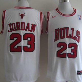 Nike Chicago Bulls #23 Michael Jordan White Swingman Stitched NBA Jersey