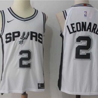 Nike San Antonio Spurs #2 Kawhi Leonard White Stitched NBA Jersey