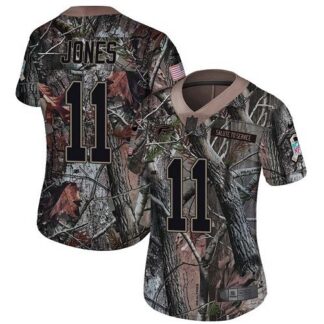Nike Atlanta Falcons #11 Julio Jones Camo Women’s Stitched NFL Limited Rush Realtree Jersey