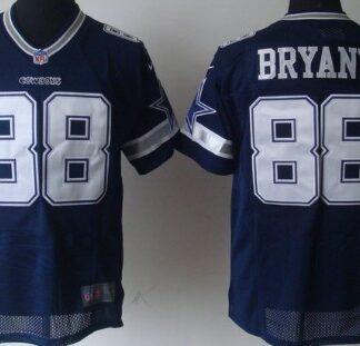 Nike Dallas Cowboys #88 Dez Bryant Blue Elite Jersey